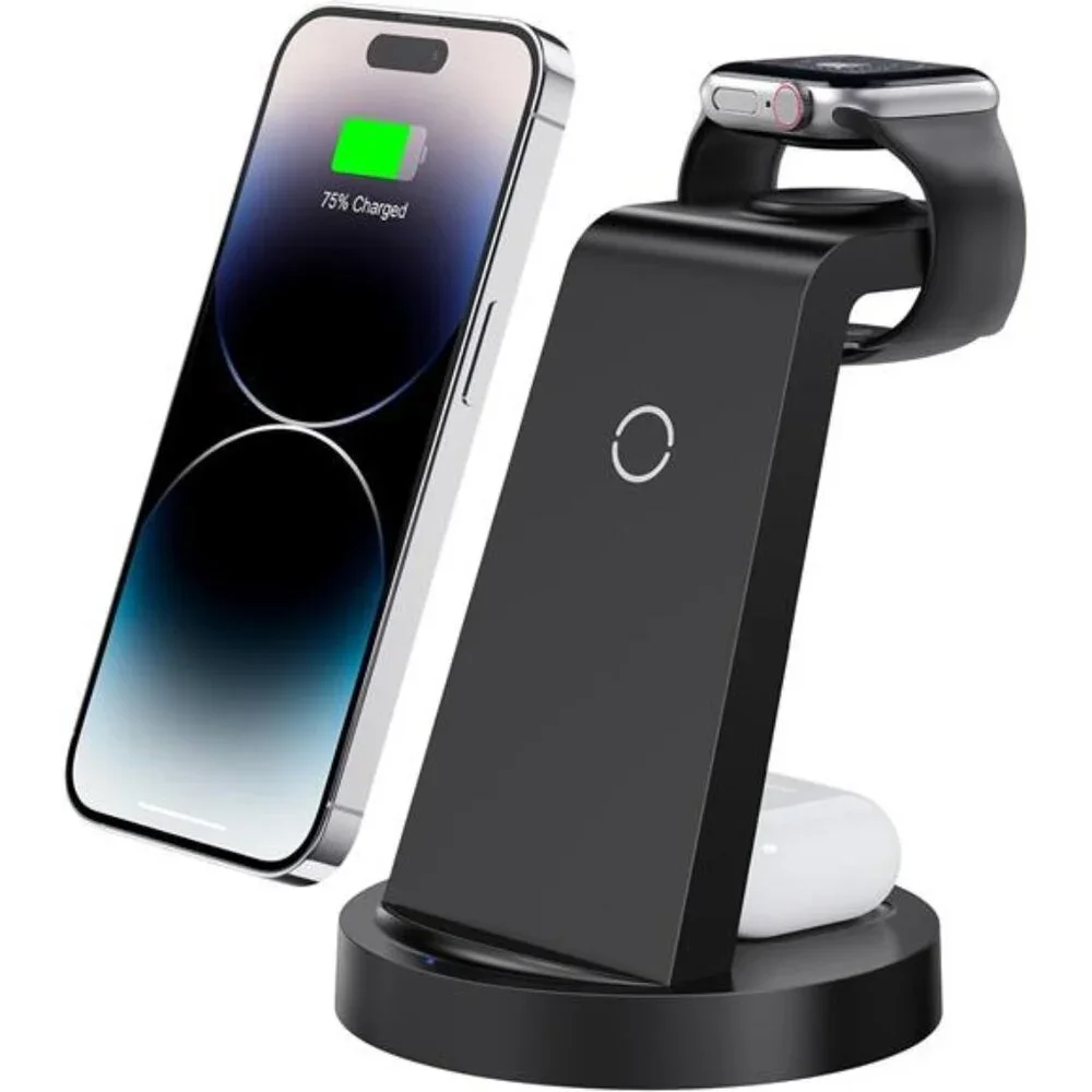 3 in 1 Charging Station for iPhone, Wireless Charger for iPhone 16e 16 15 14 13